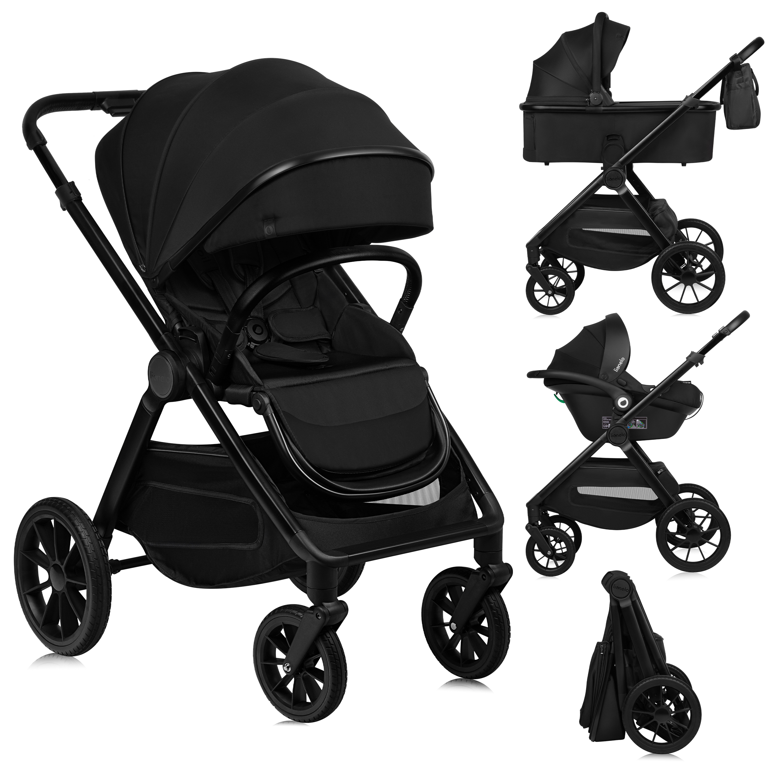 3-in-1-Kinderwagen Babywanne Buggy Babyschale ab Geburt bis 4 Jahren  All-Terrai | eBay.de